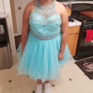 Light blue formal dress